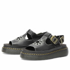 Dr. Martens Women's Dunnet Flower Sandal in Black