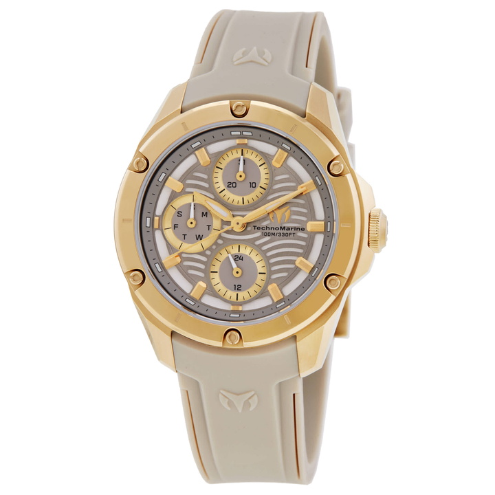 Photo: Technomarine Oceanico Quartz Grey Dial Ladies Watch TM-325005