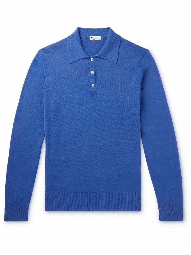 Photo: DOPPIAA - Cotton Polo Shirt - Blue
