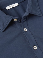 Boglioli - Cotton-Blend Piqué Polo Shirt - Blue