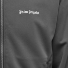 Palm Angels Men's New Classic Track Jacket in Grey