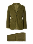 Massimo Alba - Sand Cotton-Corduroy Suit - Green