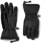 Fusalp - Albinen Nubuck-Trimmed Shell and Leather Padded Ski Gloves - Black