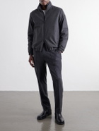 Moncler - Limberl Stretch-Flannel Padded Blouson Jacket - Gray
