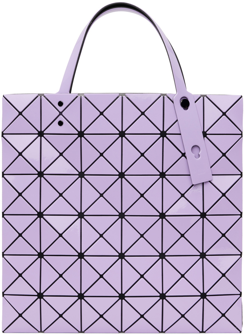 バッグ BAOBAO LUCENT WCOLORLIGHT light purple BAO BAO ISSEY MIYAKE Purple Lucent Gloss Tote Bao Bao Issey Miyake