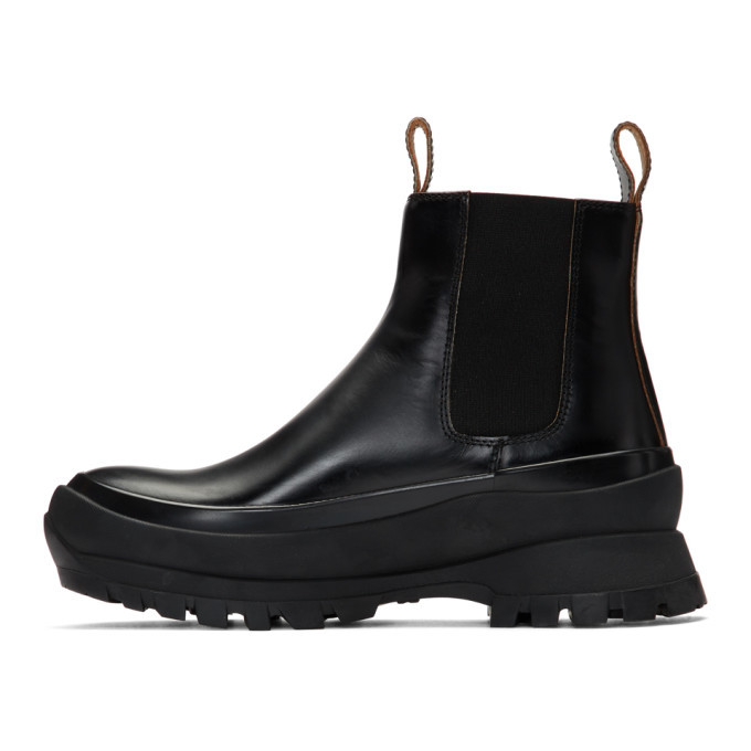 Jil Sander Black Rubber Sole Boots Jil Sander