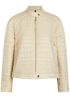 Moncler Aubrieta Quilted Nylon Jacket Cream