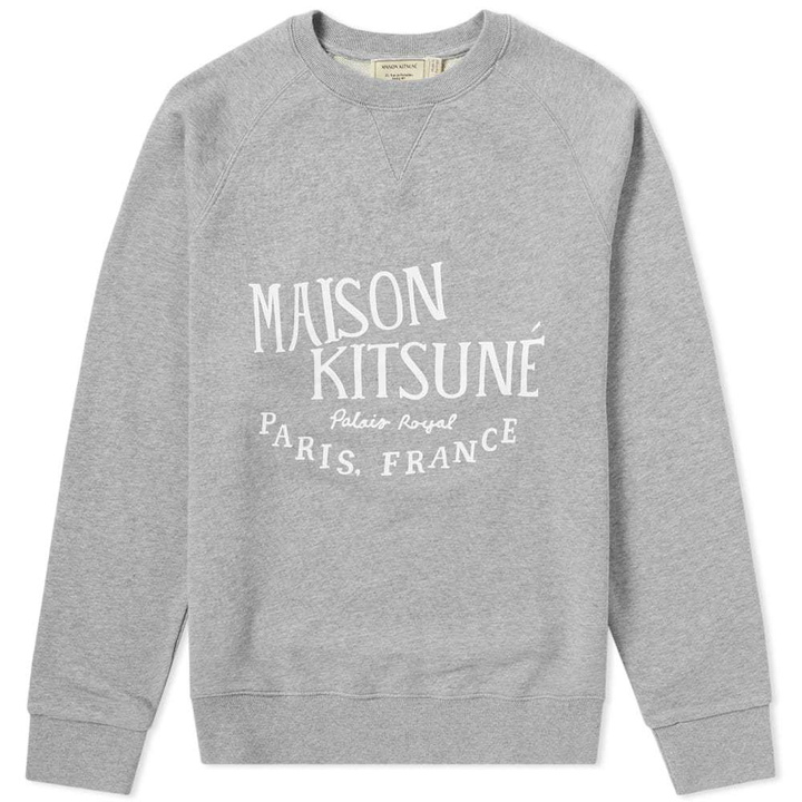 Photo: Maison Kitsun&eacute; Palais Royal Crew Sweat Grey Melange