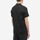 Burberry Men's Eddie TB Circle Logo Polo Shirt in Black