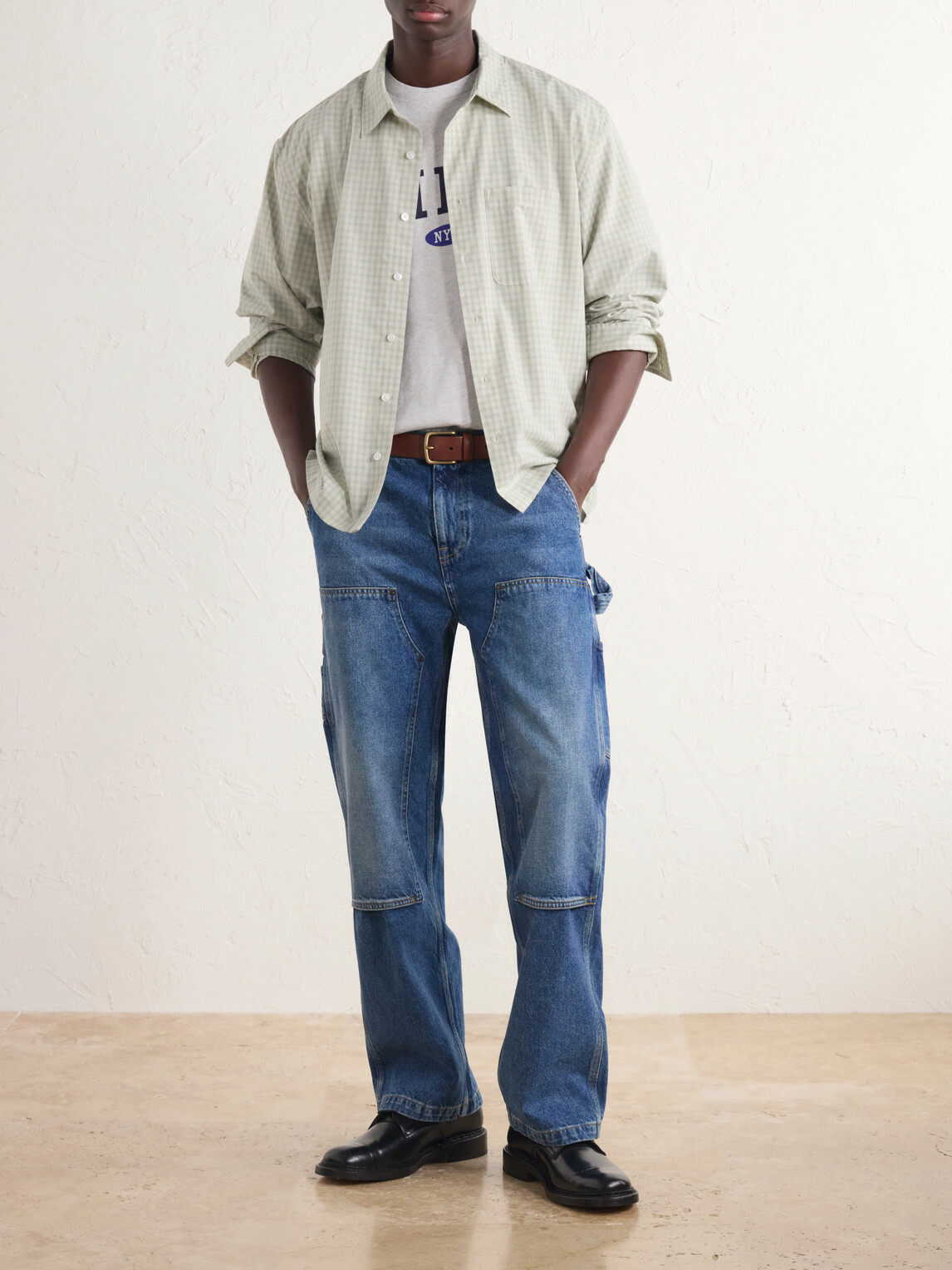 Aimé Leon Dore - Checked Poplin Shirt - Green