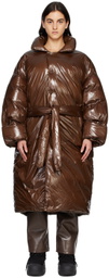 Entire Studios Brown RBI Down Coat