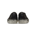 Rick Owens Black No Cap Boat Sneakers