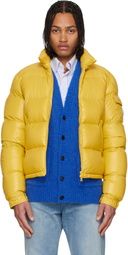 Moncler Yellow Levitha Short Down Jacket