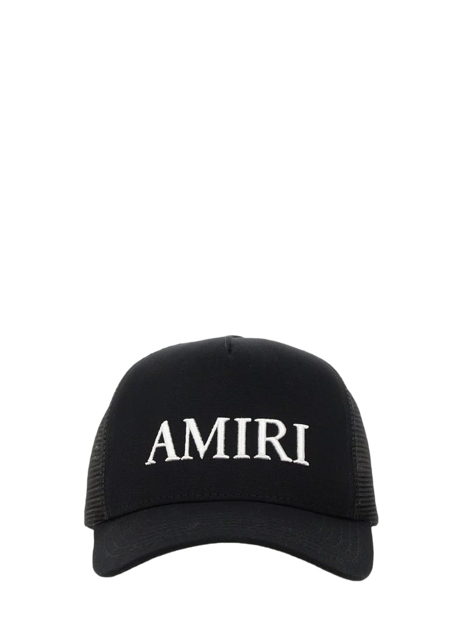 AMIRI Black 'M.A.' Fitted Cap Amiri