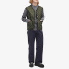 Burberry Men's Quilted Gilet in Shale
