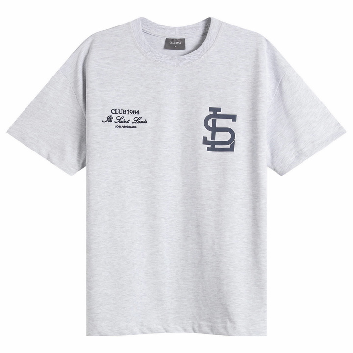 Photo: Club 1984 Men's Sl Athletics T-Shirt in Grey Marl