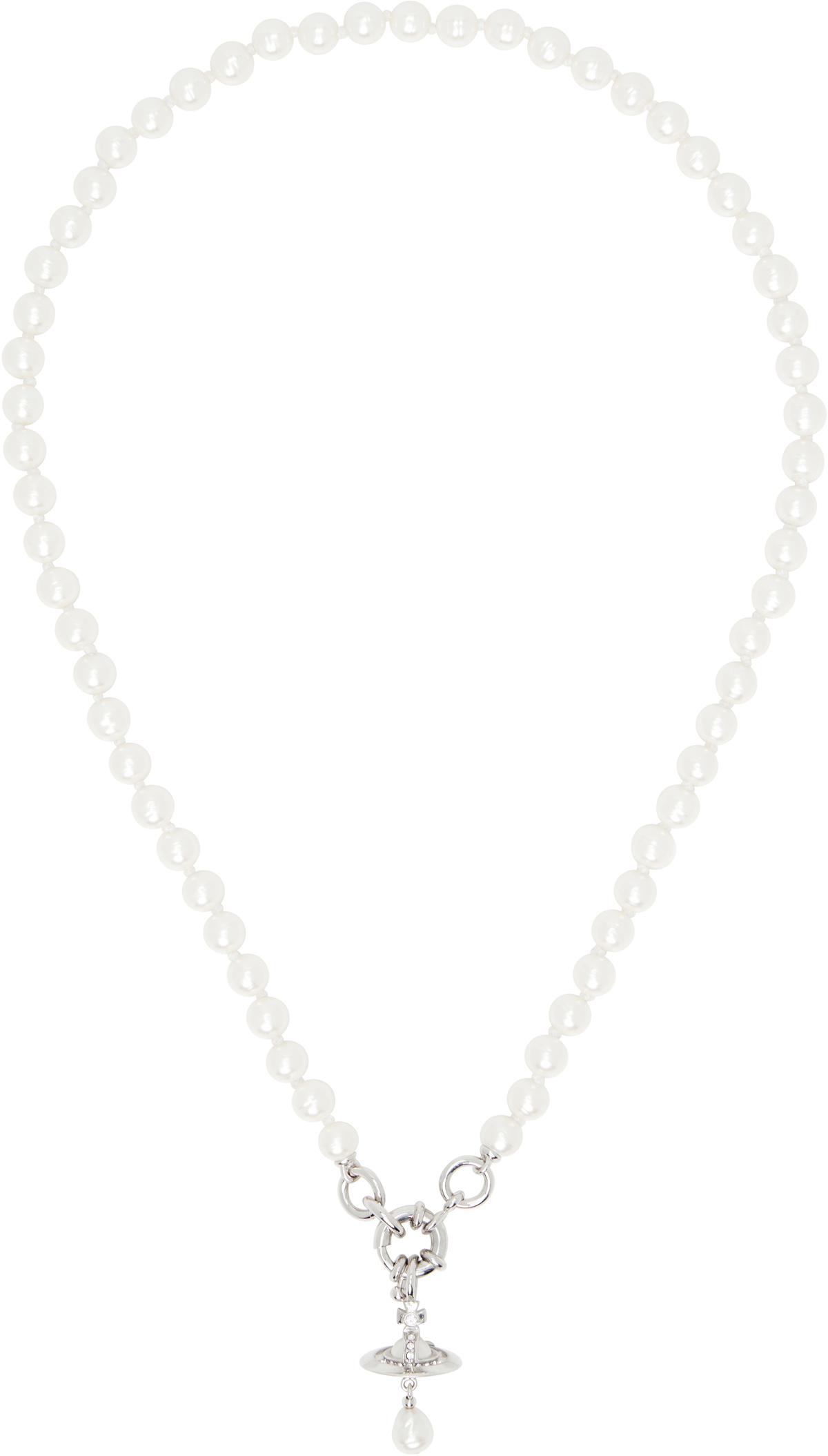 【Vivienne Westwood】 Reina Pendant Silver Vivienne Westwood Silver Reina Pendant Necklace Vivienne