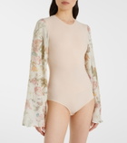 Maison Margiela Floral bodysuit