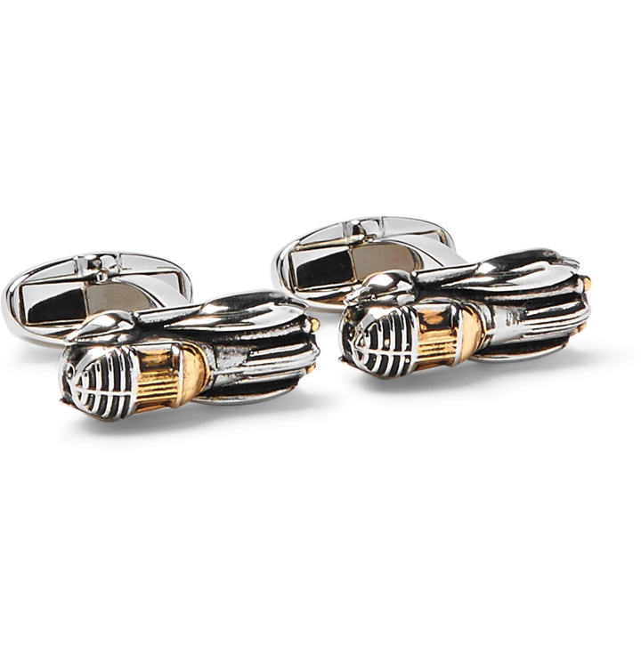 Photo: Paul Smith - Silver and Gold-Tone Cufflinks - Silver
