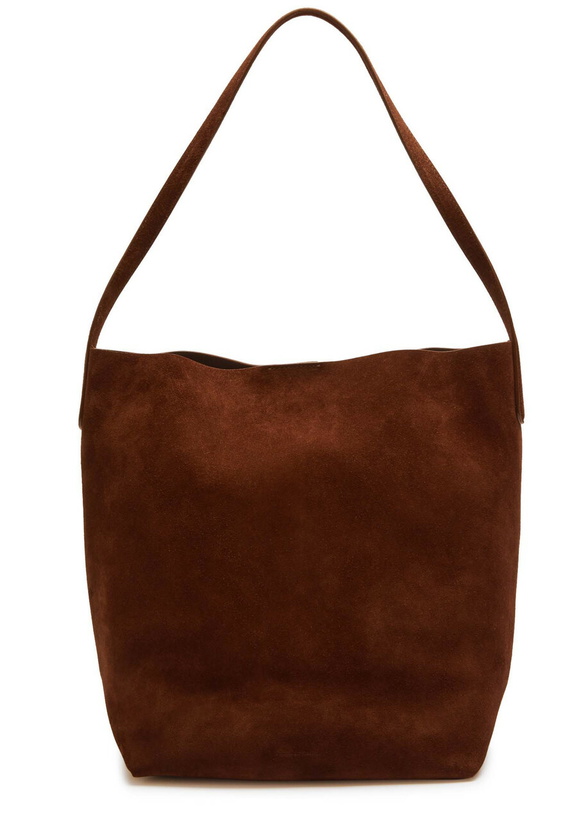 Photo: Mansur Gavriel Cabas Everyday Suede Tote - Chocolate - One Size