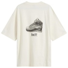 END. x Timberland T-Shirt in White Sand
