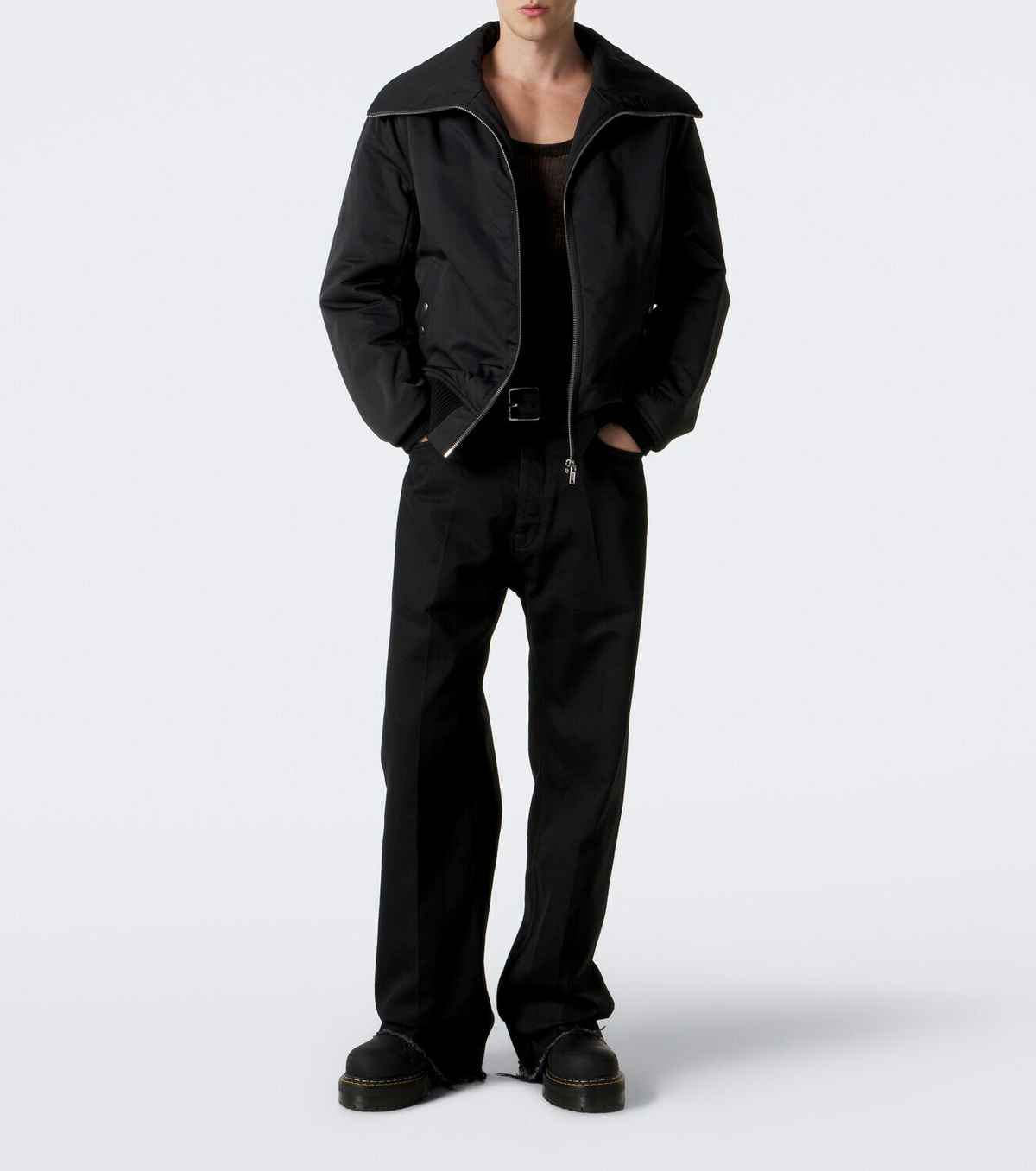 Rick Owens DRKSHDW x Dr. Martens Quad platform boots