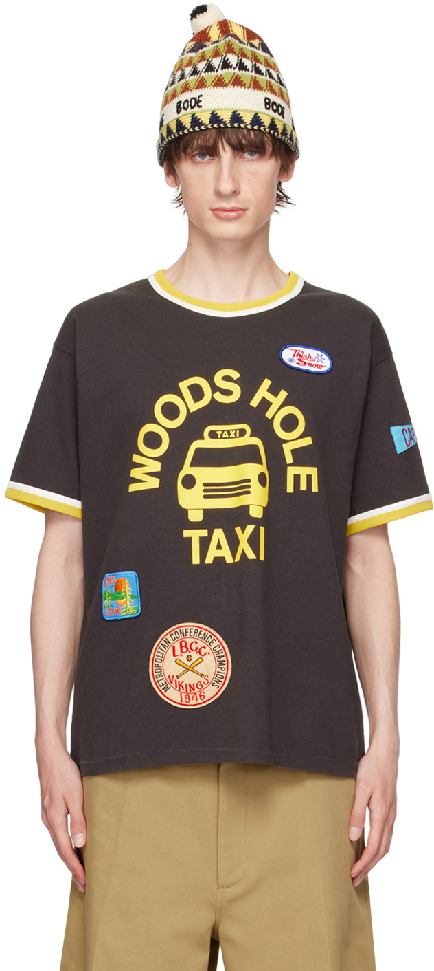 Bode Black Discount Taxi T-Shirt Bode