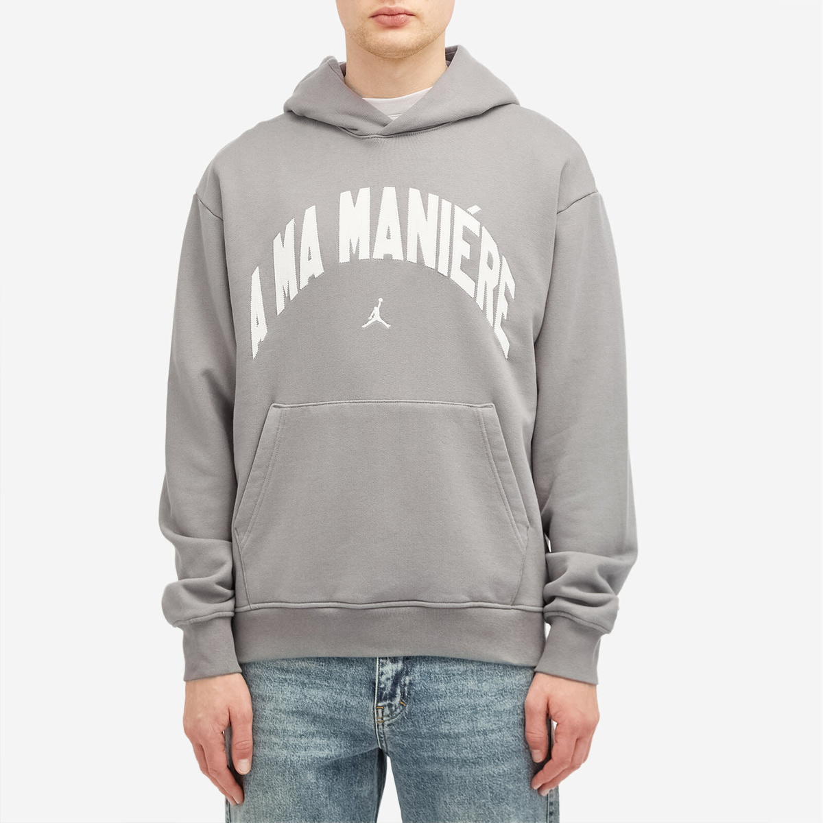 トップス Jordan A ma maniere Fleece Hoodie 2XL Jordan x A Ma Maniere Hoodie Flat Pewter Men's - FW24 - US