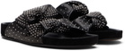 Isabel Marant Black Lennyo Bow Sandals