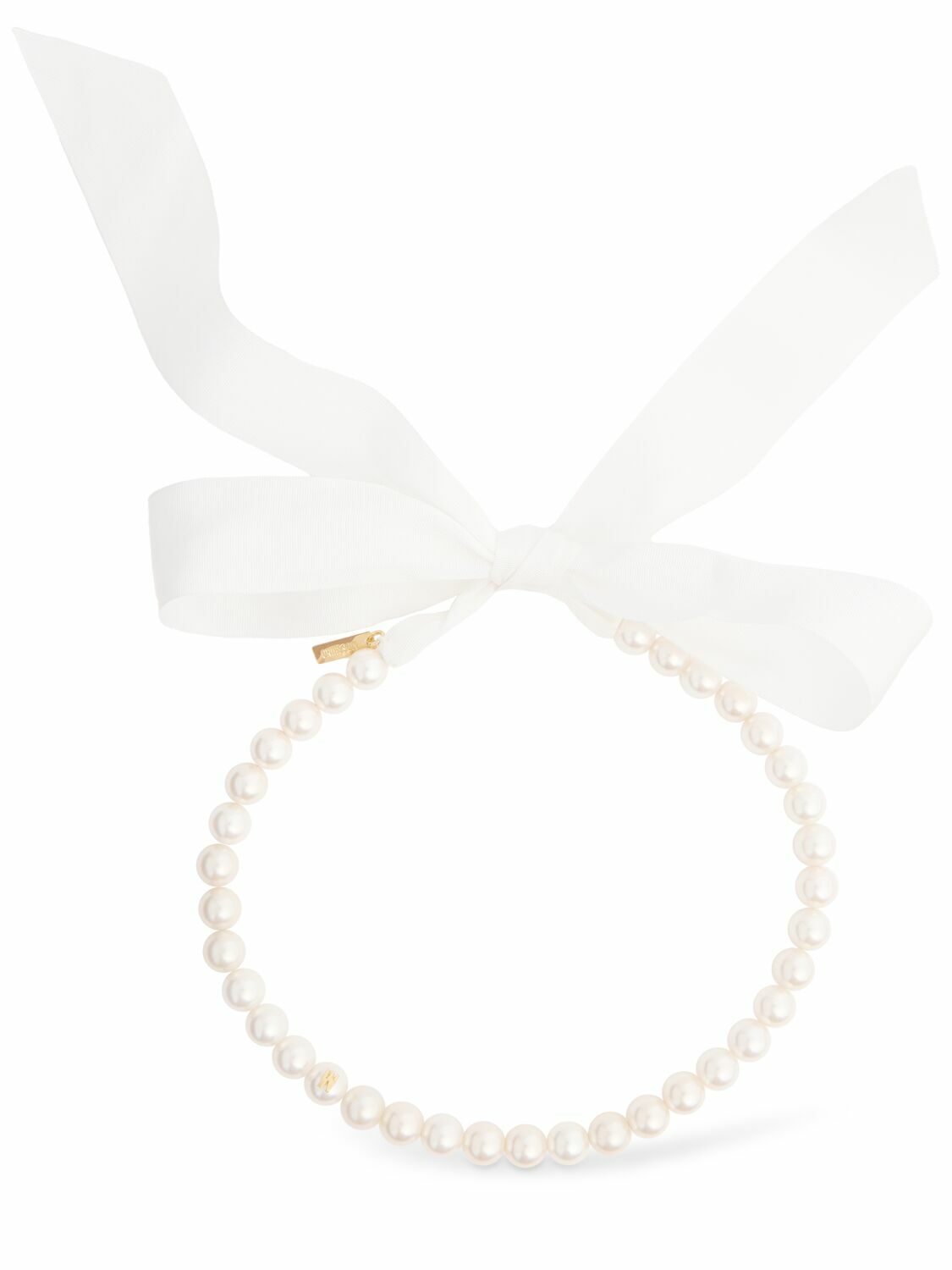 Moschino Gold-Tone Teddy Bear Necklace Moschino