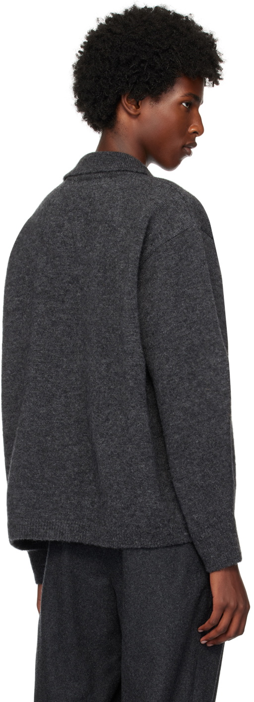 LE17SEPTEMBRE Gray Zip-Up Cardigan