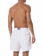 MC2 Saint Barth Man Lightweight Fabric White Swim Shorts Lighting Pantone | Pantone® Special Edition