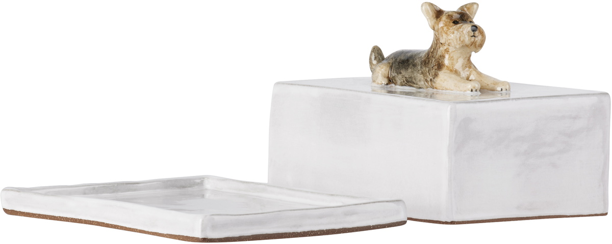 Rami Kim Studio SSENSE Exclusive White Yorkie Butter Dish