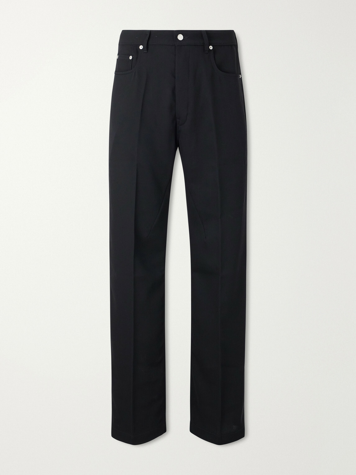 Rick Owens - Geth Wide-Leg Wool Jeans - Black