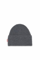 Diesel Ribbed alpaca beanie - Knit caps - Unisex - Grey