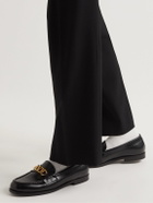 Valentino - Valentino Garavani Logo-Detailed Leather Loafers - Black