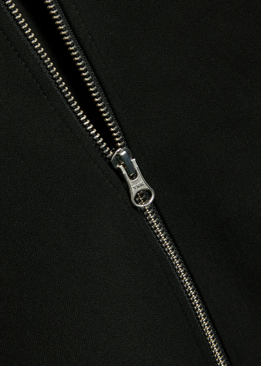 Les Deux Como Coach Logo-embroidered Woven Jacket Black