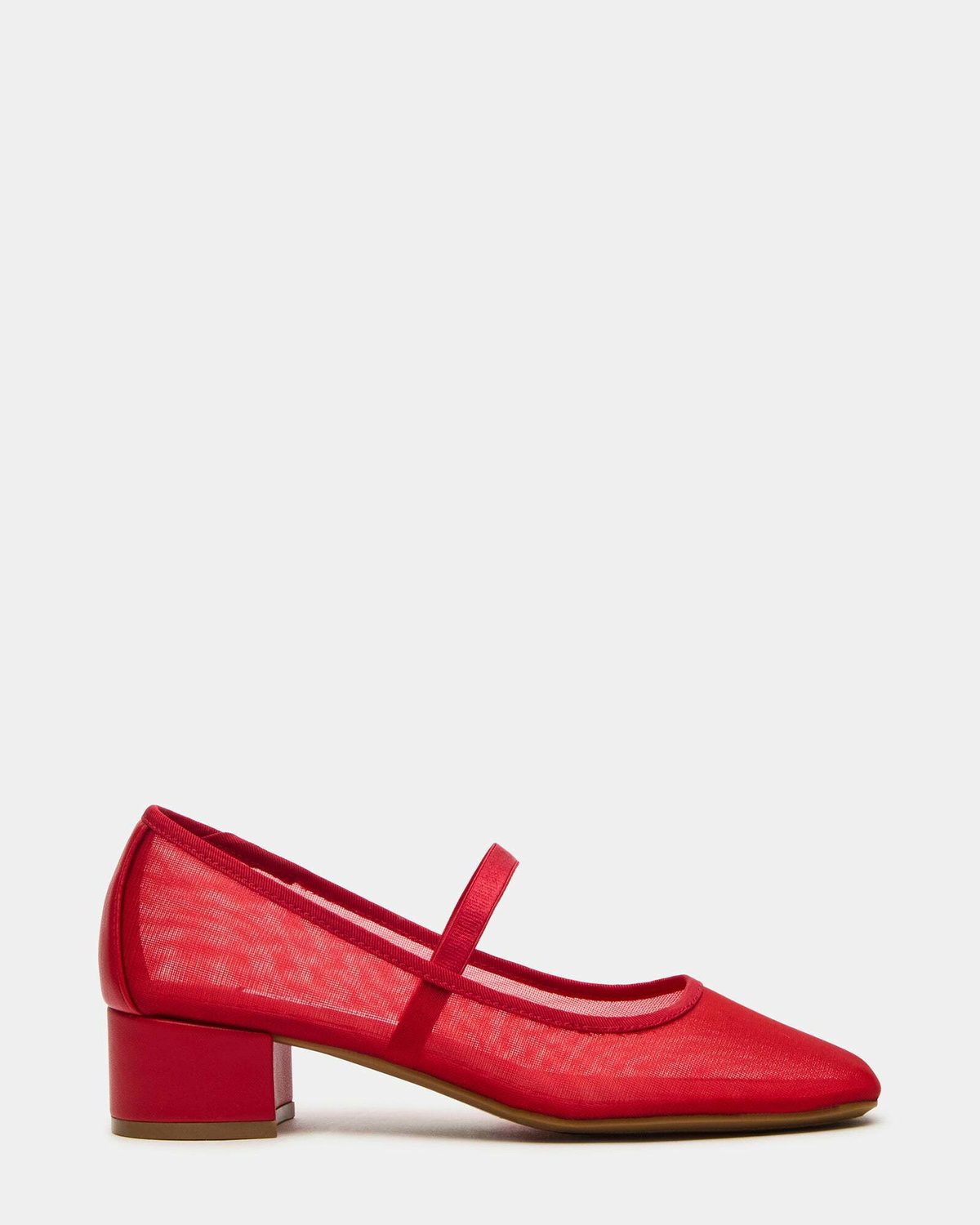 Steve Madden Mural Heels in Red