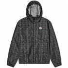 Moncler Men's Ifaty Rainwear Logo Jacket in Black