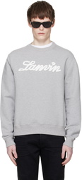 Lanvin Gray 'Lanvin Ribbon' Sweatshirt
