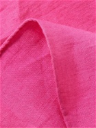 ANDERSON & SHEPPARD - Linen Pocket Square - Pink