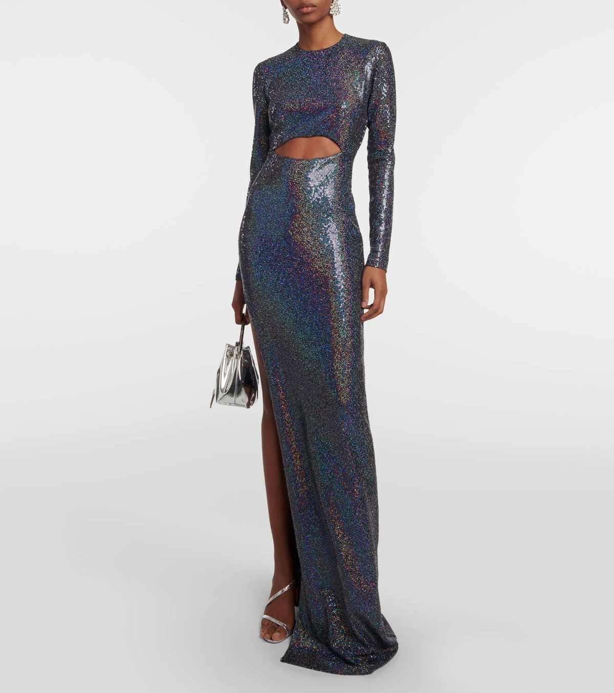 The Sei Sequined cutout gown