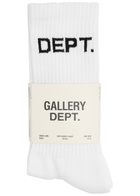 Gallery Dept. Logo-intarsia Cotton-blend Socks - White - One Size