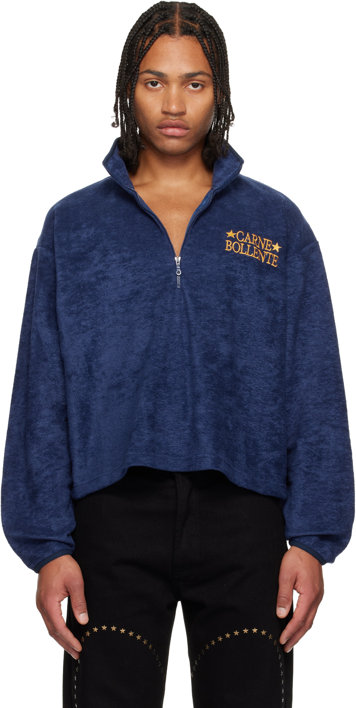 Carne Bollente Blue Rooftop Romance In Paris Sweatshirt Carne Bollente