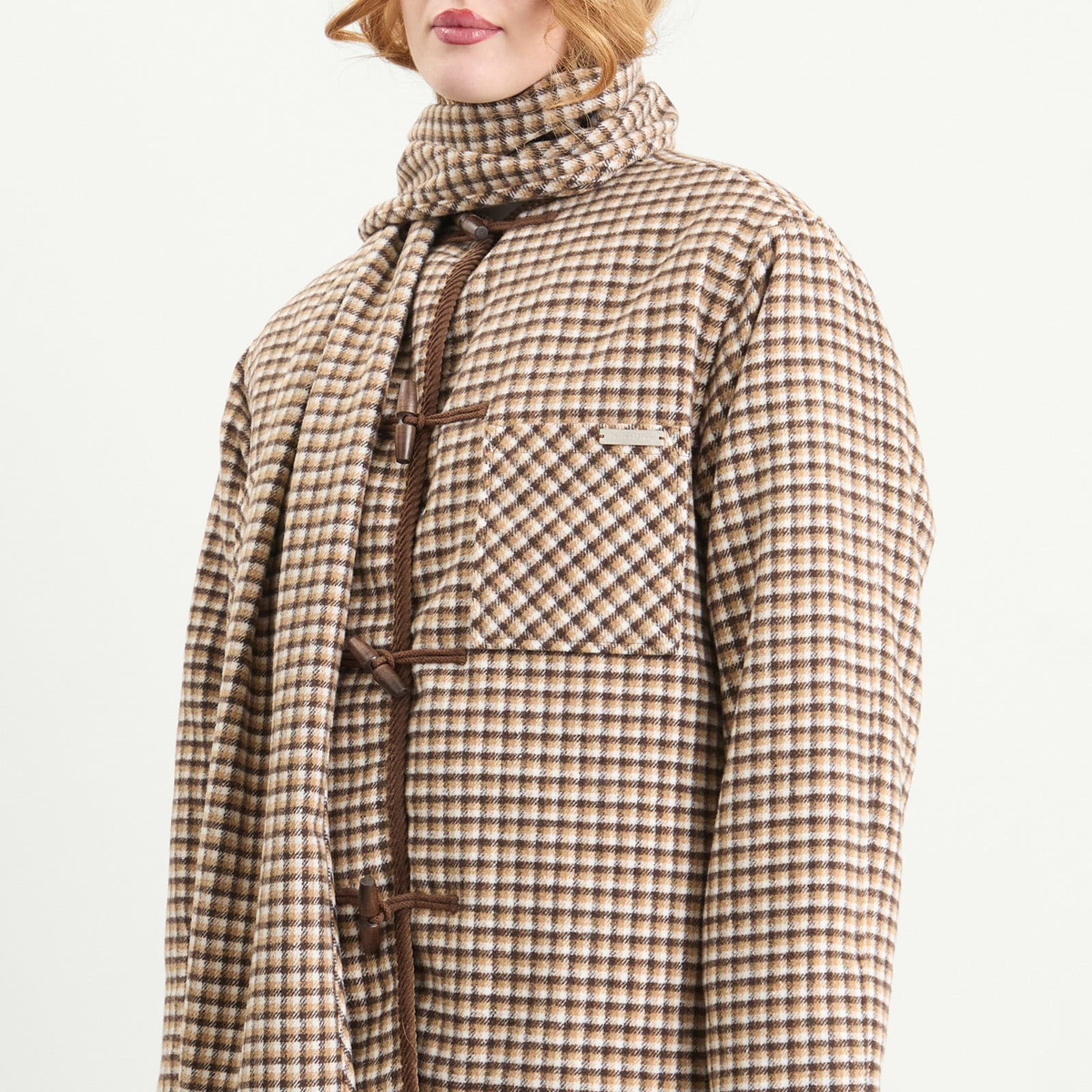 House Of Sunny Women's Retro Blanket Jacket in Blonde Multi
