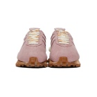 Lanvin Pink Suede Bumper Sneakers