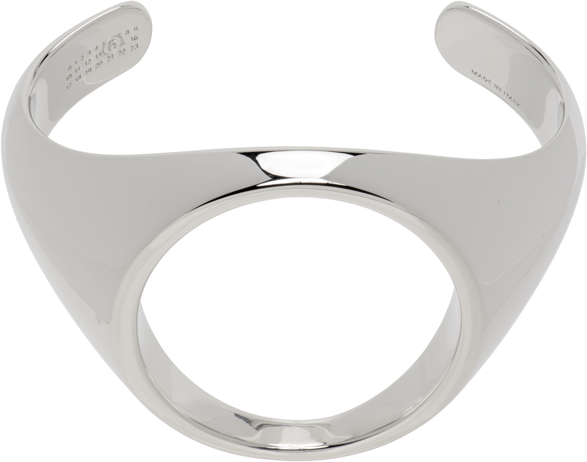 MM6 MAISON MARGIELA Chevaliere リング MM6 Maison Margiela: Chevalière Ring | SSENSE 日本
