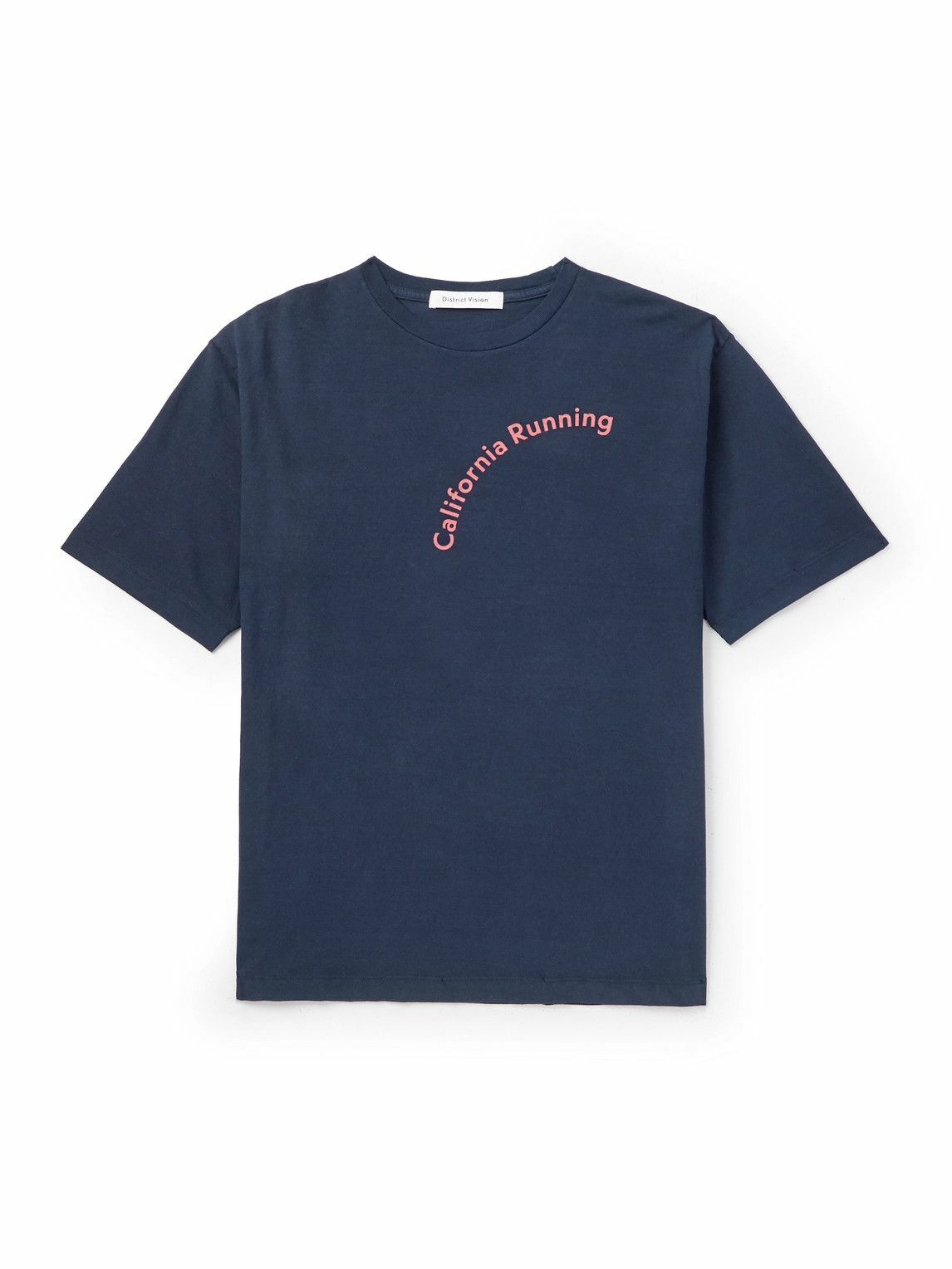 DISTRICT VISION - Logo-Print Stretch-Jersey Running T-Shirt