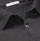 James Perse - Slim-Fit Supima Cotton-Jersey Polo Shirt - Men - Dark gray