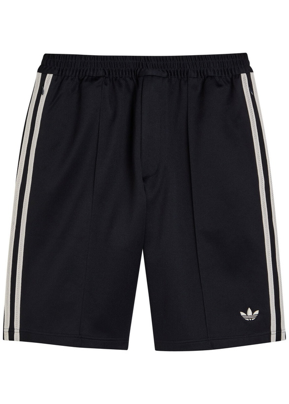 Photo: Adidas X Wales Bonner Logo-embroidered Twill Shorts Navy